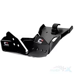 Osłona silnika i łącznika wahacza, czarna, DTC Enduro CrossPro 2CP085202A0300