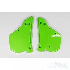 Osłony tylne górne komplet zielony UFO Plast Kawasaki KX 125 / 250 9-91