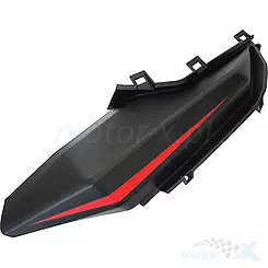 Osłona zbiornika paliwa lewa, część druga, czerwona, Barton Blade-R / Lexmoto LXR / Taro GP1