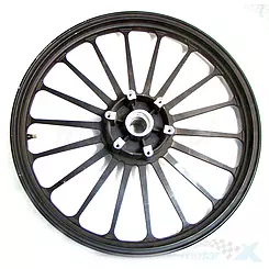 Felga przednia 2.50x21" czarna Junak M16