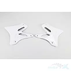 Osłony chłodnicy białe UFO Plast Yamaha YZ 125 / YZ 250