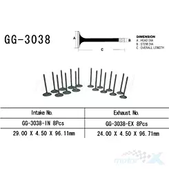 Zawór ssący Vesrah GG-3038-IN