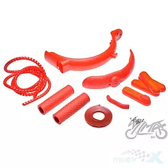 Zestaw tuningu optycznego, czerwony, do hulajnogi Xiaomi M365 / PRO