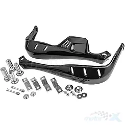 Osłony dłoni z uchwytami enduro / ATV CC-PC-055 [czarne lub czerwone]