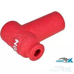 Fajka świecy zapłonowej NGK LB05EMH-R, czerwona, na gwint 14mm, SAE, 90°