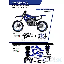 Zestaw osłon nadwozia czarny UFO Plast Yamaha YZF 250 / 450
