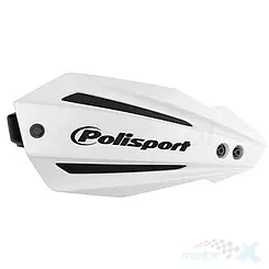 Osłony dłoni, handbary, uniwersalne, białe, Polisport Bullit Full Wrap Around