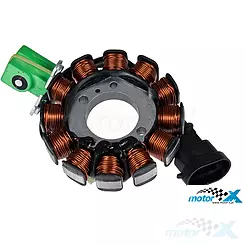 Stator iskrownik, stojan alternatora, 12 cewek, TEC, Aprilia / Derbi / Piaggio / Vespa 50-100 4T