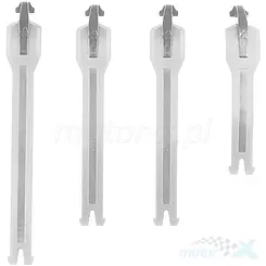 Zestaw pasków do butów LEATT CROSS GPX 5.5 FLEXLOCK STRAP KIT WHITE
