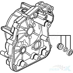 Pokrywa silnika prawa Kymco KXR 250