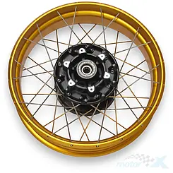 Felga koła tylnego szprychowana, złota 004Z, QJMotor SRT 550 X / SVT 650 X