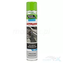 Środek do czyszczenia deski rozdzielczej, do plastiku i drewna, Autoland Zielone Jabłko, spray 750ml