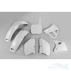 Zestaw osłon nadwozia biały UFO Plast Yamaha YZ 125 89-90 / YZ 250 89 / YZ 360 89