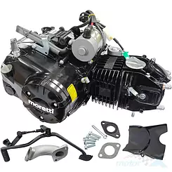 Silnik kompletny 150cc, skrzynia 4 biegi manual, Moretti Parts 157FMJ 150 4T horizontal
