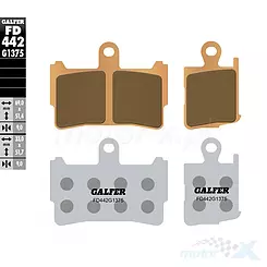 Klocki hamulcowe Galfer Sintered Sport FD442G1375