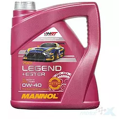Olej silnikowy samochodowy 0W40 syntetyczny 4L, Mannol Legend + Ester 7901