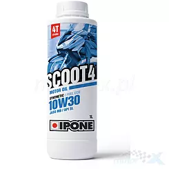 Olej silnikowy IPONE Scoot 4 pólsyntetyczny 4T 10W30 1L 