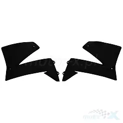 Osłony chłodnicy czarne UFO Plast KTM LC4 640 / SMC 660 02-04