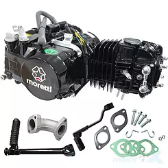 Silnik kompletny 140cc, skrzynia manualna 4 biegi, Moretti Parts 1P56FMJ 140 4T AC horizontal 