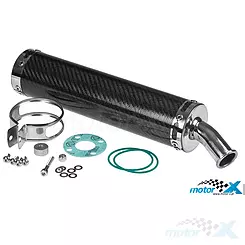 Końcówka wydechu Giannelli Strada Carbon, Cagiva Mito 125 94-04 (E)