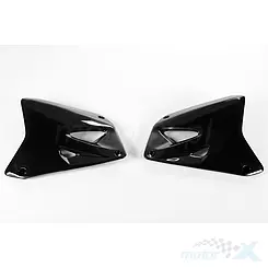 Osłony chłodnicy czarne UFO Plast Suzuki RM 125 / RM 250