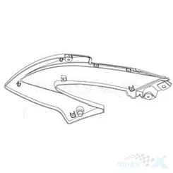 Osłona boczna prawa white WF Keeway TX 65633J41054Z