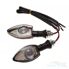 Kierunkowskazy LED, gwint M10x1.5mm, bez homologacji