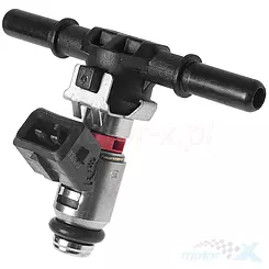 Wtrysk, wtryskiwacz paliwa z króćcem, dolotem, dopływem Aprilia / Gilera / Piaggio 400-500