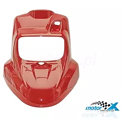 Osłona przednia TNT, czerwona, MBK Booster 04- / Yamaha BWS 04-