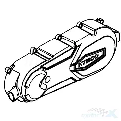 Pokrywa paska napędowego, 66A, Kymco Agility S 125