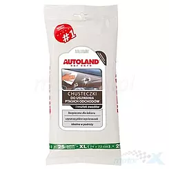 Chusteczki do usuwania ptasich odchodów, Autoland, 25 sztuk