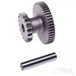 Koło zębate pośrednie rozrusznika elektrycznego 17/49 zębów z osią WM Motor 152QMI/157QMJ (GY6 125-150) 4T
