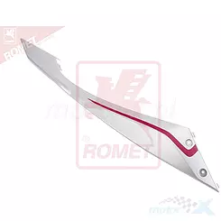 Osłona progowa prawa czarno-srebrna Zipp Tops Plus