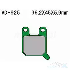 Klocki hamulcowe TRANSWORLD KHT000925