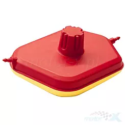 Pokrywa filtra powietrza, czerwono żółta, Racetech CPKTM023BL