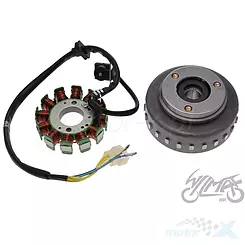 Stator iskrownik, stojan alternatora, z magnetem Junak 905 Euro 4