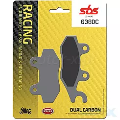 Klocki hamulcowe  karbonowe SBS Dual Carbon Racing 638DC
