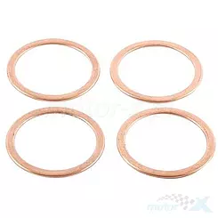 Uszczelka kolektora wydechowego, 4 sztuki, Vertex 823044
