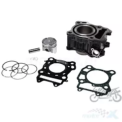 Cylinder kompletny 57.00mm 125cc żeliwo sworzeń 15mm Suzuki Burgman 125