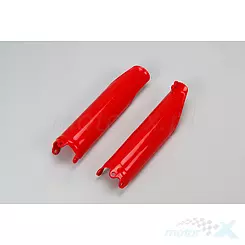 Osłony amortyzatorów czerwone UFO Plast Honda CRF 250 / 450 R 09-18