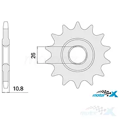 Zębatka przednia Chiaravalli 530, 17z (Yamaha RD 500, FZS/YZF 1000, FJ 1100-1200, XJR 1300, MT01)