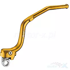 Dźwignia rozrusznika nożnego, aluminiowa, złota, Accel KST402G SUZUKI RMZ 450 '08-'14