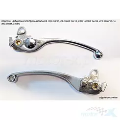 Dźwignia sprzęgła lewa Nachman Honda CB 1300 '03-'13, CB 1000R '08-'12, CBR 1000RR '04-'08, VFR 1200 '10-'14 (MC-08011, 73681)