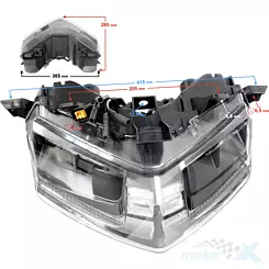 Lampa przednia reflektor Voge 525 DSX