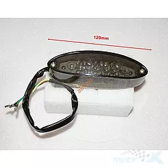 Lampa tylna LED 12cm uniwersalna homologacja E11