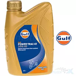 Olej silnikowy 4T GULF POWER TRAC 10W40 półsyntetyczny 1L