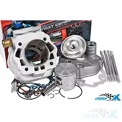 Cylinder kompletny z głowicą Parmakit High Power 80cc  Derbi Senda / GPR -2005 (EBE / EBS)