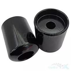 Końcówki kierownicy czarne, Biketec BT0047 (2404060000)