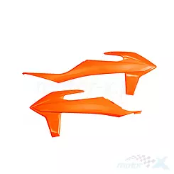 Osłony chłodnicy pomarańczowe fluo UFO Plast KTM SX / SX-F / EXC