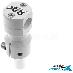 Adapter kierownicy Downhill STR8, biały, Gilera / Piaggio